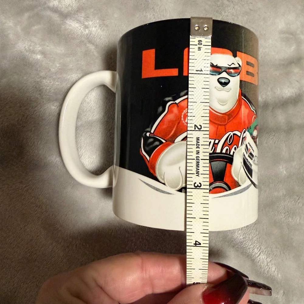 Vintage 1998 Coca-Cola Bobby Labonte #18 Interstate Batteries NASCAR Mug qty 1